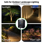 Varmtalys 65W Low Voltage Transformer with Timer & Photocell, Outdoor Landscape Lighting Power Supply