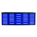 10ft Workbench Storage Cabinet with 35 Drawers