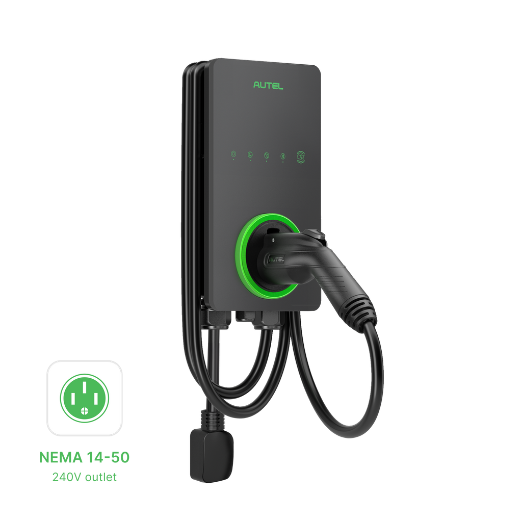 AC Lite Home 40A EV Charger – 9.6kW Level 2 Smart Electric Vehicle Charger with 25ft Cable