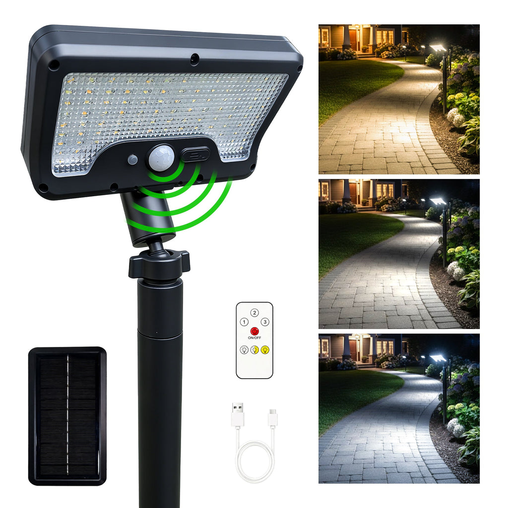 Solar Motion Sensor Pathway Lights (3401)