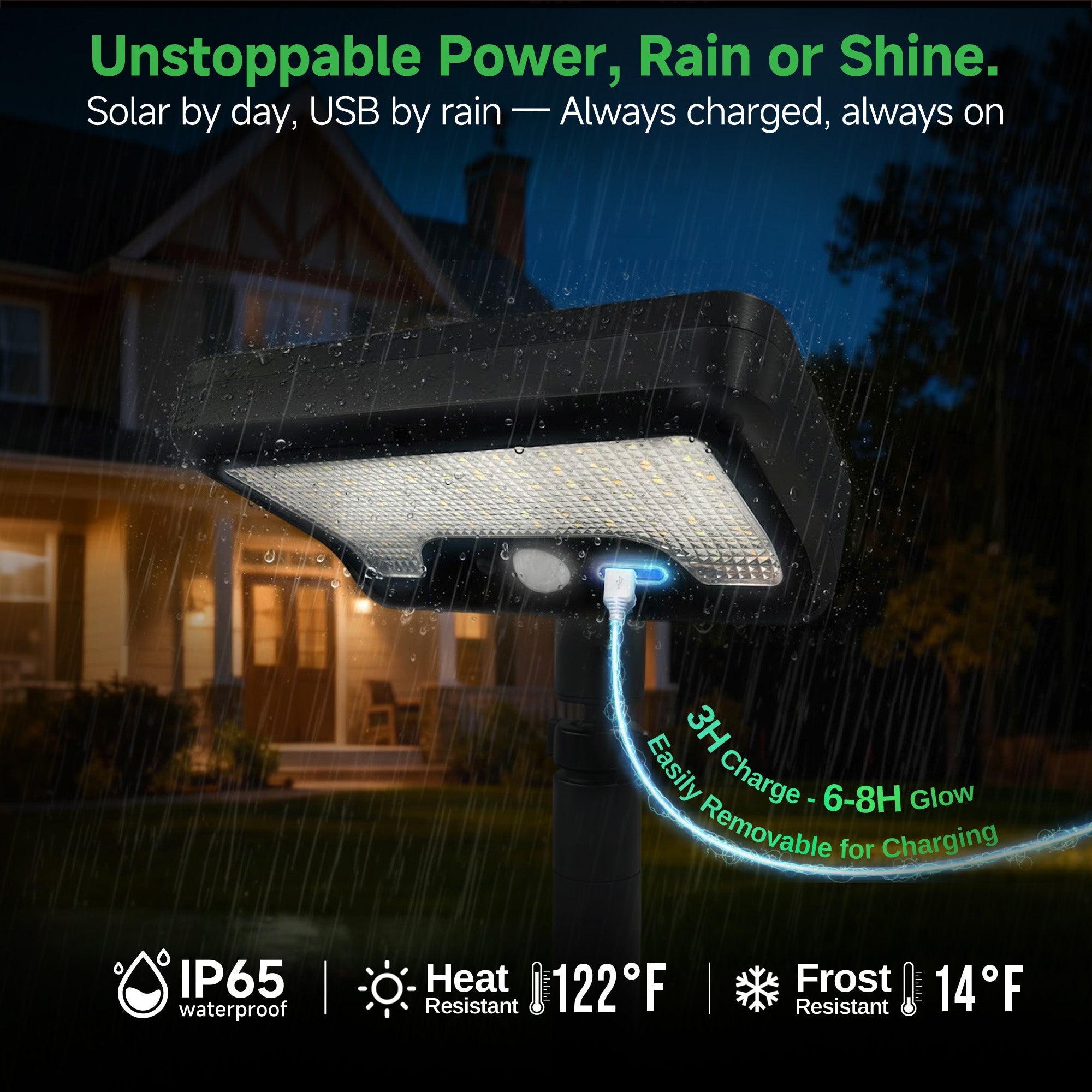 Solar Motion Sensor Pathway Lights (3401)