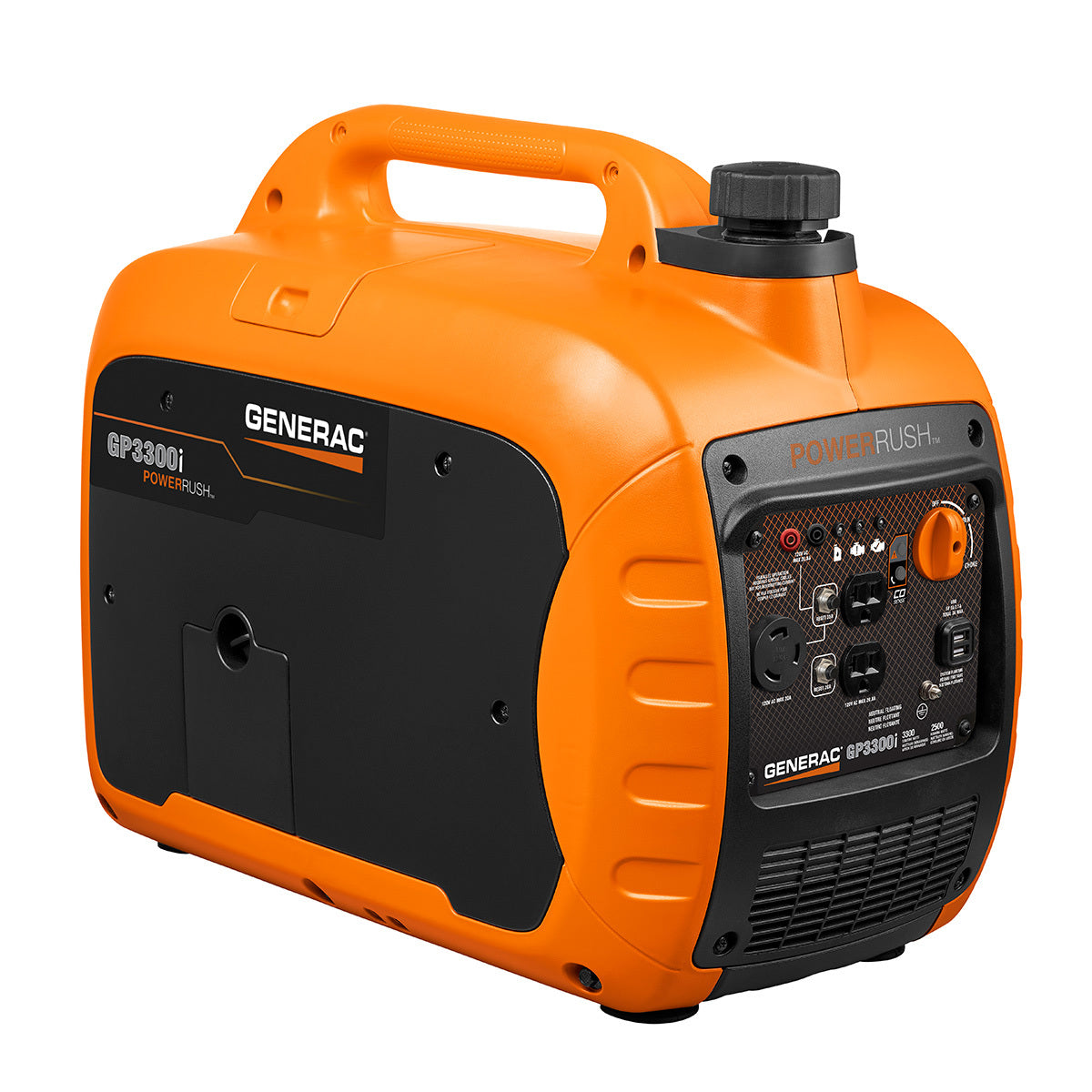 Generac GP3300i Inverter Generator G0071533 – 3300W Portable Gas Generator with COsense Technology