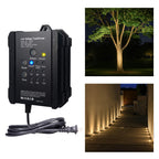 Varmtalys 65W Low Voltage Transformer with Timer & Photocell, Outdoor Landscape Lighting Power Supply