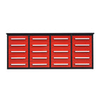 7ft Heavy Duty Garage Workbench Cabinet with 20 Drawers