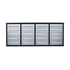7ft Heavy Duty Garage Workbench Cabinet with 20 Drawers