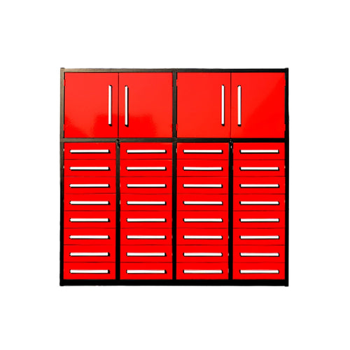 7ft Garage Storage Cabinet (32 Drawers & 2 Cabinets)
