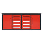 7ft Heavy Duty Workbench with 10 Drawers & 2 Cabinets