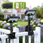 Solar Clip-On Fence Light 2 pack (3CCT, Motion Sensor + Remote)