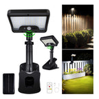 Solar Clip-On Fence Light 2 pack (3CCT, Motion Sensor + Remote)