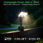 Solar Clip-On Fence Light 2 pack (3CCT, Motion Sensor + Remote)
