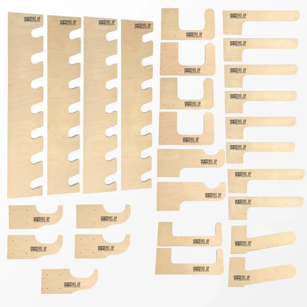 Complete Stud Mounted Shed Organization Kit