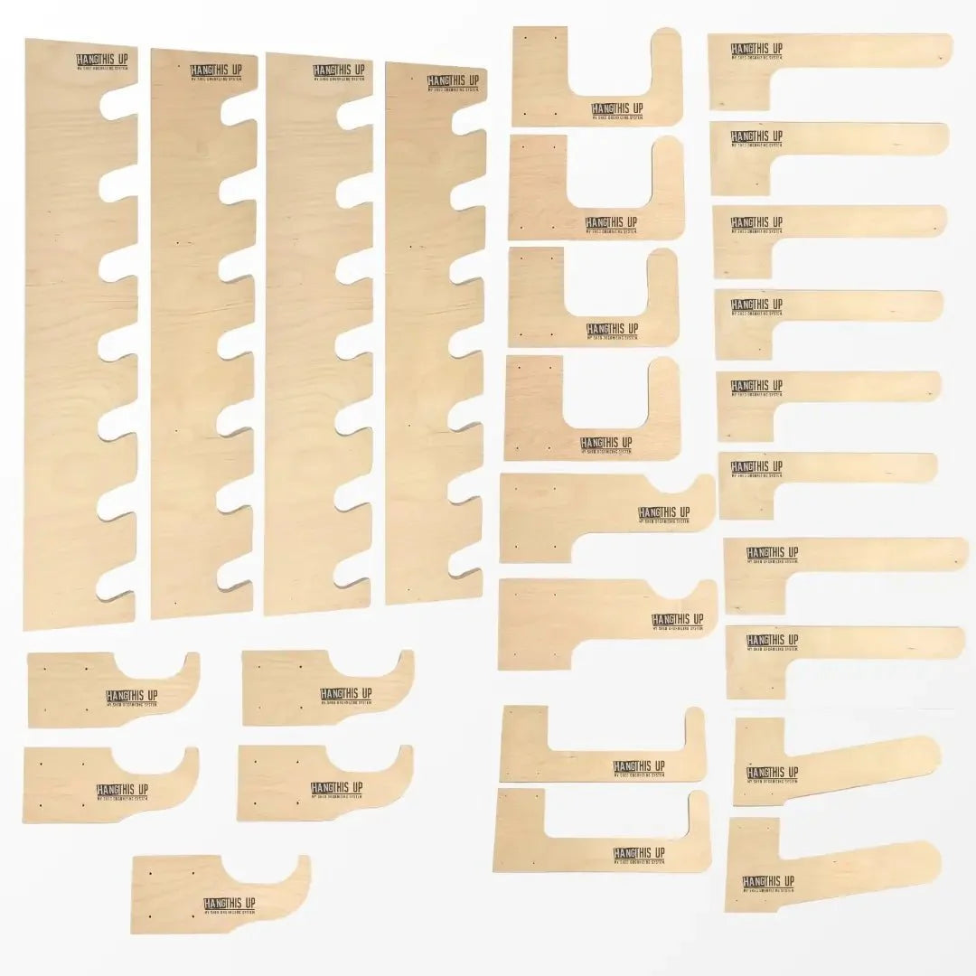 Complete Stud Mounted Shed Organization Kit