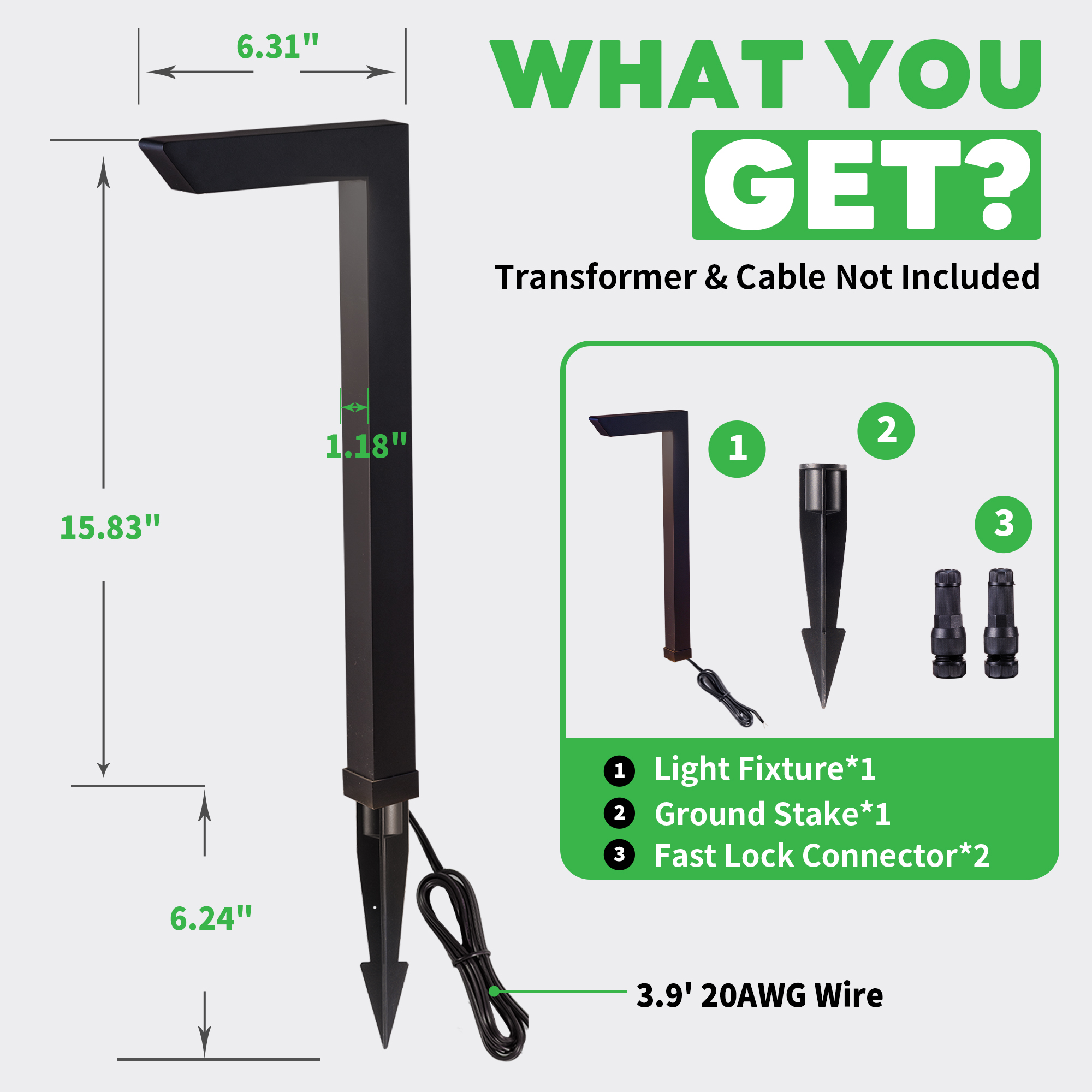 L-Shaped Light (9403)