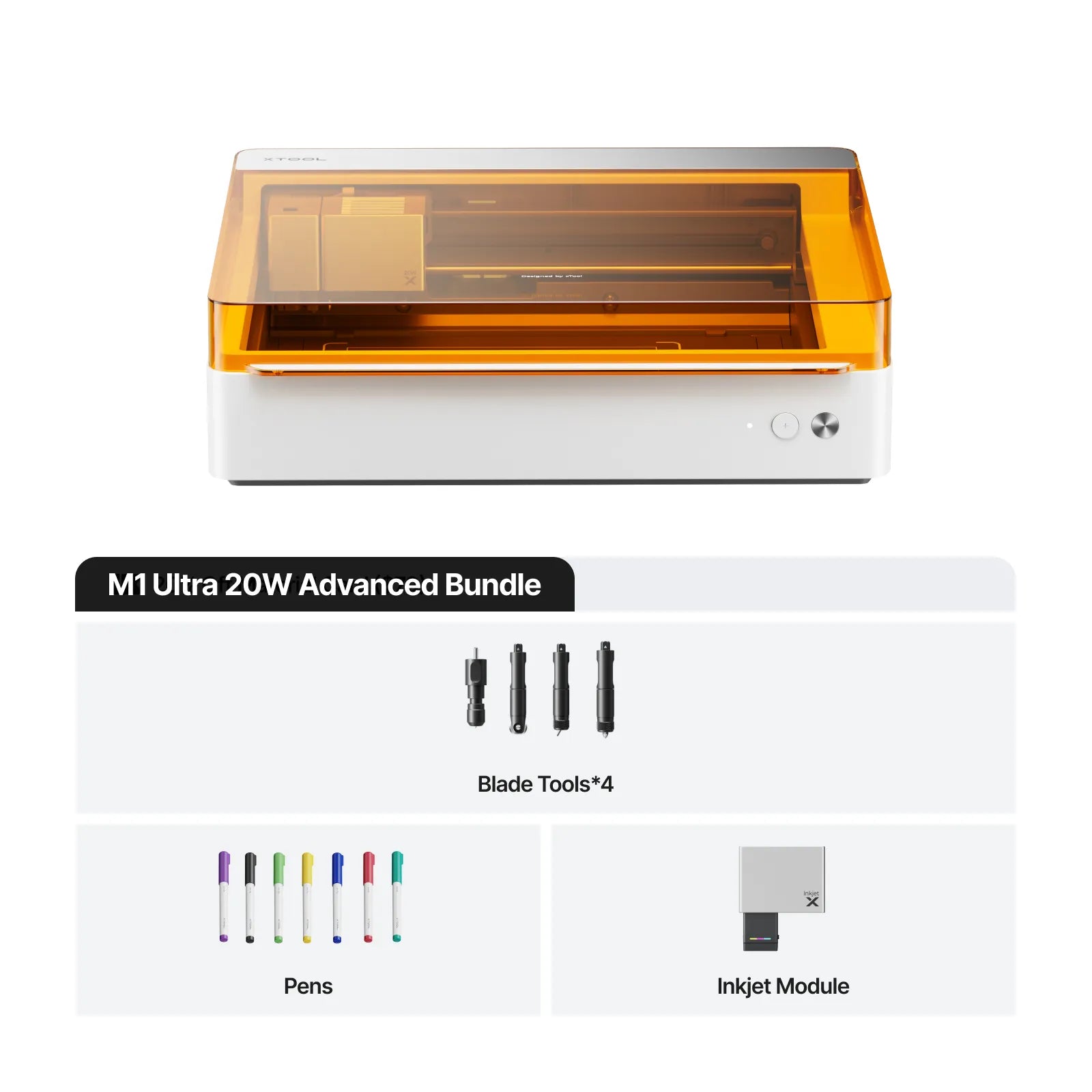 xTool M1 Ultra 4-in-1 Craft Machine | Laser, Blade, Inkjet & Pen System